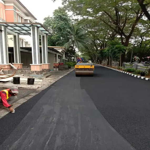 jasa aspal hotmix jalan perumahan