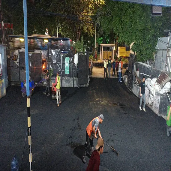 jasa aspal hotmix jalan raya